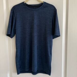 Liberty Pro, moisture, wicking, T-shirt, blue and black boys medium